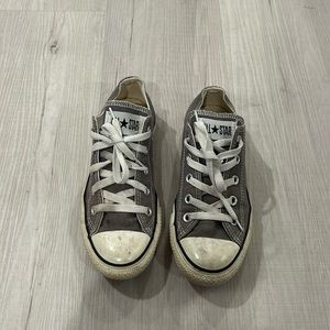 Converse grey sneakers women’s size 6